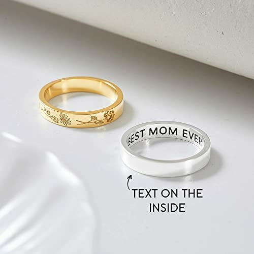 blomsterring med födelse månad