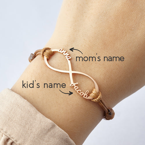 Mamma barn armband personligt anpassat